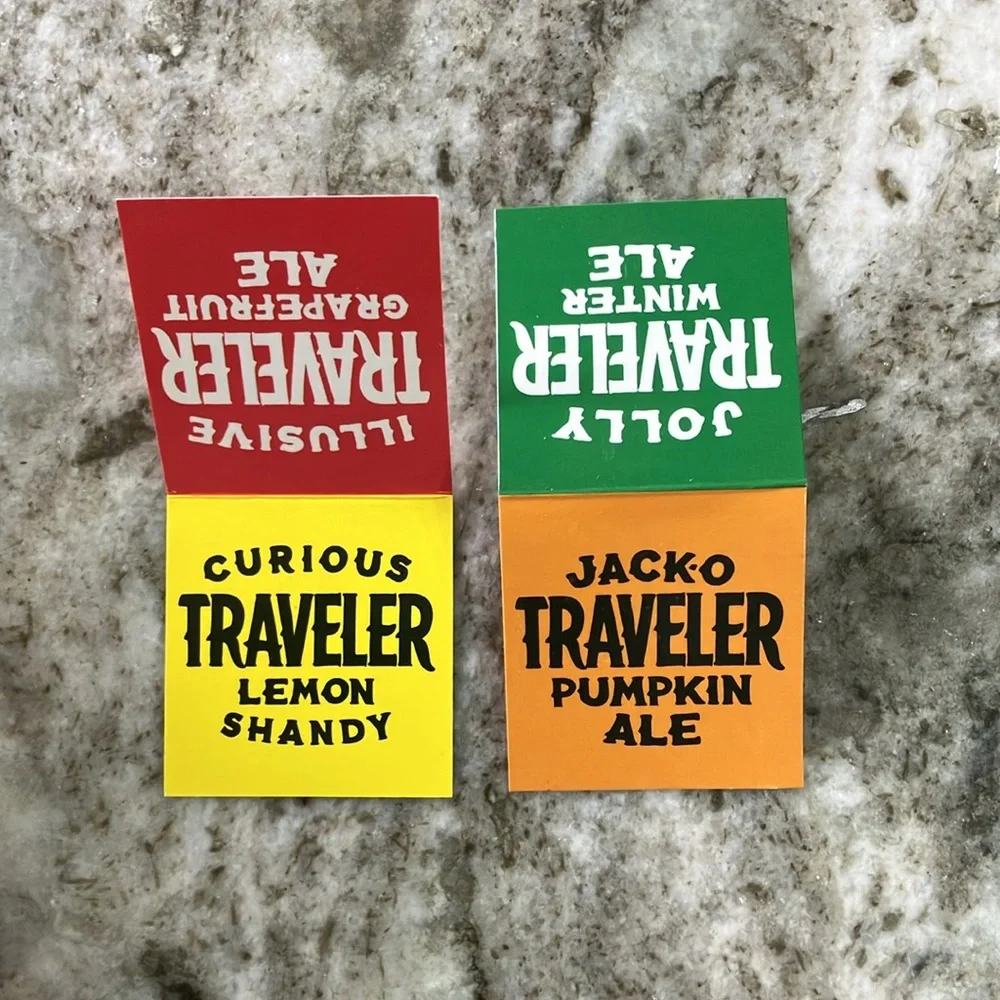 The Traveler Beer Company Interchangeable Seasonal Beer Tap Handle